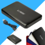 KESU Portable 2.5" SATA HDD Enclosure – USB 3.0 External Hard Drive Case, Tool-Free Design