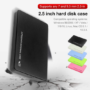 USB 2.0 Transparent Portable Case – Clear 2.5" SATA HDD/SSD Enclosure, Tool-Free Design